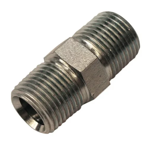 Apache Steel 1/2 in. D X 1/2 in. D Hydraulic Adapter