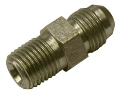 Apache Steel 3/8 in. D X 1/4 in. D Hydraulic Adapter 1 pk