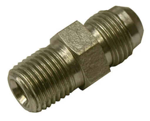 Apache Steel 3/8 in. D X 1/4 in. D Hydraulic Adapter 1 pk