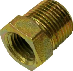 Apache Steel 1/4 in. D X 1/4 in. D Hydraulic Adapter 1 pk