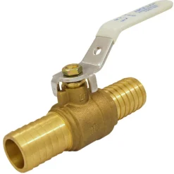 Apollo 1 in. Brass Compression Irrigation Ball Valve Standard Port Quarter-Turn Lever For Potable Wa