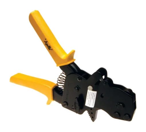 Apollo 1 in. Crimping Tool Black/Yellow 1 pc