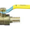 Apollo 1/2 in. PEX Barb in to X 1/2 in. PEX Brass Stop Valve