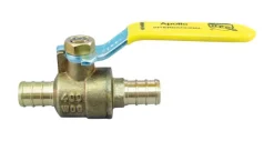 Apollo 1/2 in. PEX Barb in to X 1/2 in. PEX Brass Stop Valve