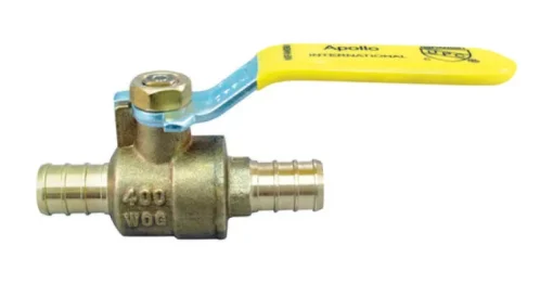 Apollo 1/2 in. PEX Barb in to X 1/2 in. PEX Brass Stop Valve