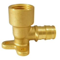 Apollo Expansion PEX / Pex A 1/2 in. Expansion PEX in to X 1/2 in. D FPT Brass Drop Ear Elbow