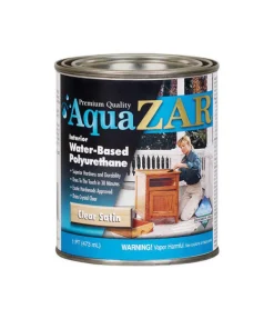 Aqua Zar 32511 1 Pint Clear Satin Aqua Zar Water Based Polyurethane