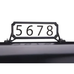 Architectural Mailboxes Black Plastic Manhattan Mailbox Name/Address Kit