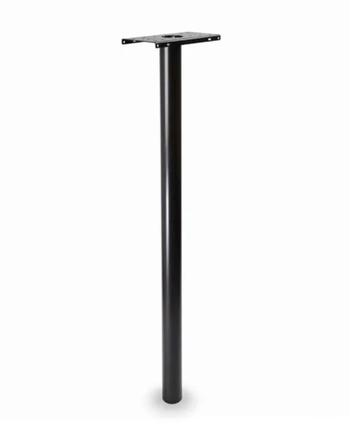 Architectural Mailboxes Pacifica 53.5 in. Powder Coated Black Galvanized Steel Mailbox Post