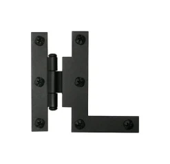 Arcon 1-11/16 in. W X 3 in. L Smooth Black Iron H-L Hinge 1 pk