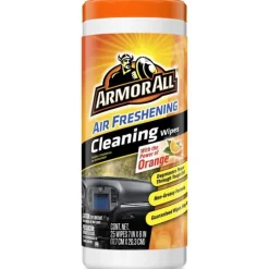 Armor All Multi-Surface Air Freshening Cleaner Wipes Orange Scent 25 ct