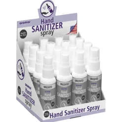 Aromar Unscented Liquid Hand Sanitizer Spray 2 oz. (Pack of 16)