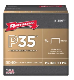 Arrow Fastener Heavy Duty P35 Type Plier Staples 3/8 in.