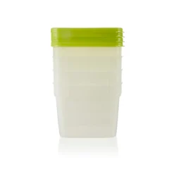 Arrow Home Products 1.5 pt White Food Storage Container 4 pk