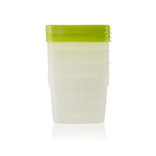 Arrow Home Products 1.5 pt White Food Storage Container 4 pk
