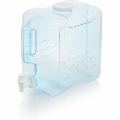 Arrow Home Products Plastic Blue Rectangle Beverage Dispenser Container 2 gal.