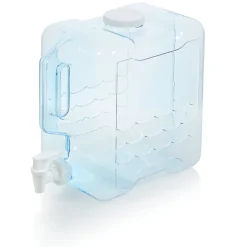 Arrow Home Products Plastic Blue Rectangle Beverage Dispenser Container 2 gal.