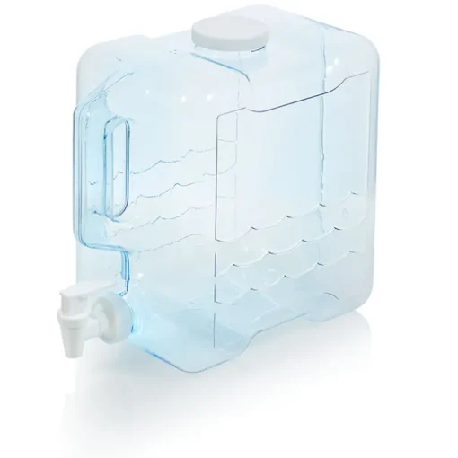 Arrow Home Products Plastic Blue Rectangle Beverage Dispenser Container 2 gal.