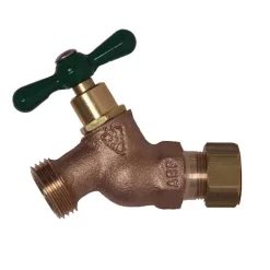 Arrowhead 1/2 in. Copper Compression X 3/4 in. MHT Brass Hose Bibb