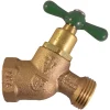 Arrowhead 3/4 in. FIP X 3/4 in. MHT Anti-Siphon Brass No-Kink Hose Bibb