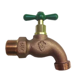 Arrowhead 3/4 in. MIP X 3/4 in. MHT Brass Hose Bibb