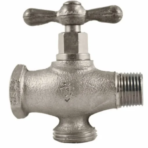 Arrowhead Brass 1/2 in. FIP X 3/4 in. Brass Stop Valve