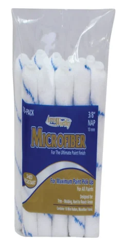 ArroWorthy Microfiber 4 in. W X 3/8 in. Mini Paint Roller Cover 10 pk