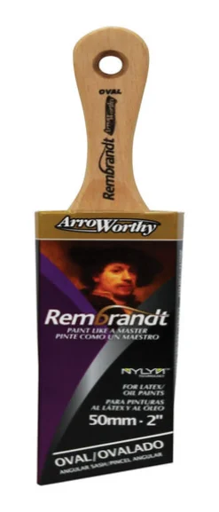 ArroWorthy Rembrandt 2 in. Semi-Oval Angle Paint Brush