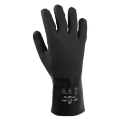 Atlas Unisex Indoor/Outdoor Gaunlet Chemical Gloves Black L 1 pair