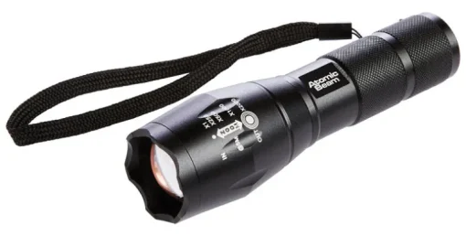 Atomic Beam Aluminum 1200 lm. Tough Grade Tactical Flashlight 2 L x 5-1/4 H x 1-1/2 W in.