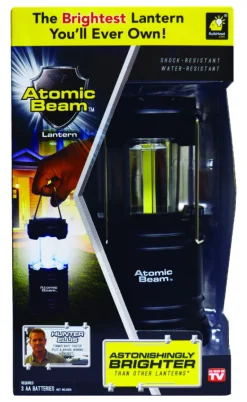 Atomic Black Ultra Bright Tactical 350 Lumens Aluminum Casing LED Lantern