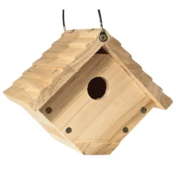 Audubon 6.25 in. H X 6.8 in. W X 7.13 in. L Red Cedar Bird House