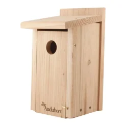 Audubon 12 in. H X 6.4 in. W X 6.4 in. L Red Cedar Bird House