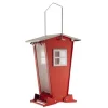 Audubon Snack Shack Wild Bird 7 lb Steel Squirrel-Resistant Bird Feeder 2 ports