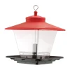 Audubon Wild Bird 7 lb Plastic Cafe Hopper Bird Feeder 4 ports