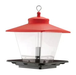 Audubon Wild Bird 7 lb Plastic Cafe Hopper Bird Feeder 4 ports