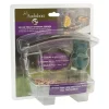Audubon Wild Bird 1 lb Plastic Window Mount Bird Feeder 2 ports