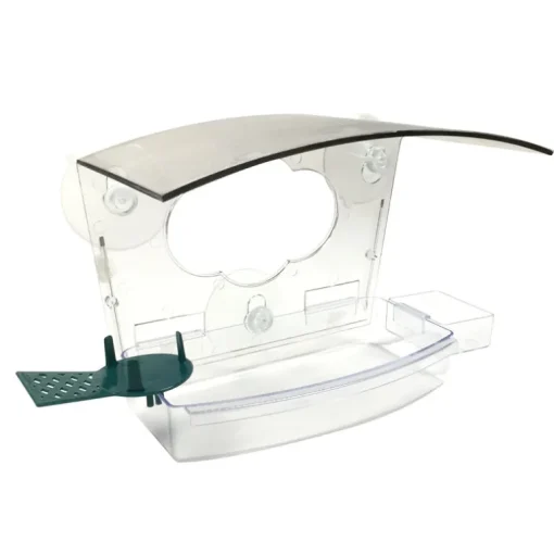 Audubon Wild Bird 1 lb Plastic Window Mount Bird Feeder 2 ports