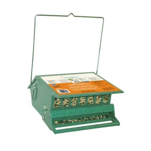 Audubon Wild Bird 9 lb Steel Hopper Bird Feeder 1 ports