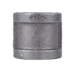 B & K 1/2 in. FPT x 1/2 in. Dia. FPT Black Malleable Iron Coupling