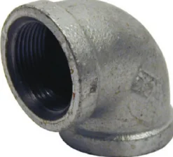 B & K Products Galvanized Malleable Iron 90 Deg. Equal Elbow 1/2 x 1/2 FPT Dia. in. (Pack of 5)