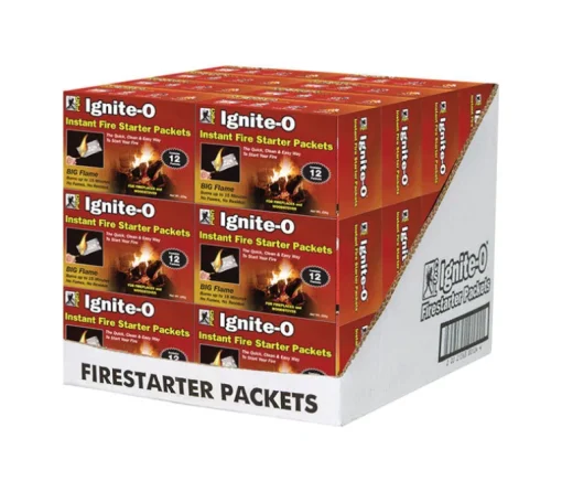 B & K Products Ignite-O Wax Organic No Greasy Residue Indoor/Outdoor Fire Starter 15 min. Burn