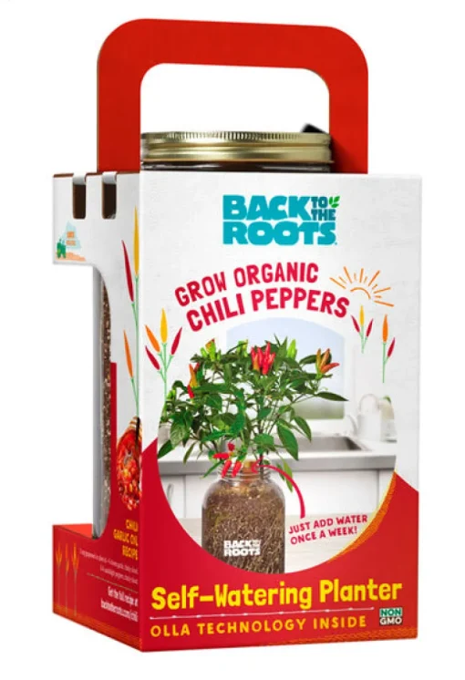 Back to the Roots Self-Watering Planter Chili Peppers Grow Kit 1 pk