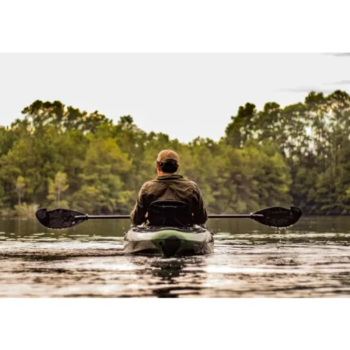 Backwater Paddle Company Black Nylon Non-Varnished Kayak Paddle 94.5 L in.