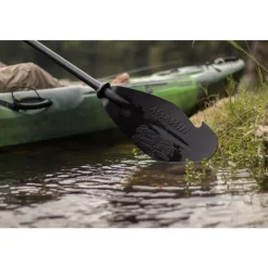 Backwater Paddle Company Black Nylon Non-Varnished Kayak Paddle 94.5 L in.