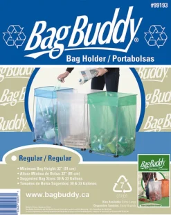 Bag Buddy 33 gal Steel Trash Bag Support