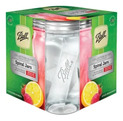 Ball Collection Elite Regular Mouth Canning Jar 1 pt. 4 pk (Pack of 4)