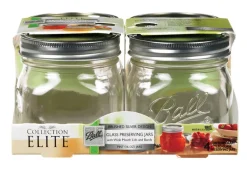 Ball Collection Elite Wide Mouth Canning Jar 1 pt. 4 pk (Pack of 4)