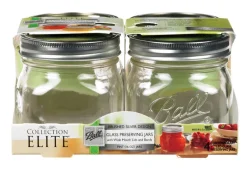 Ball Collection Elite Wide Mouth Canning Jar 1 pt. 4 pk (Pack of 4)