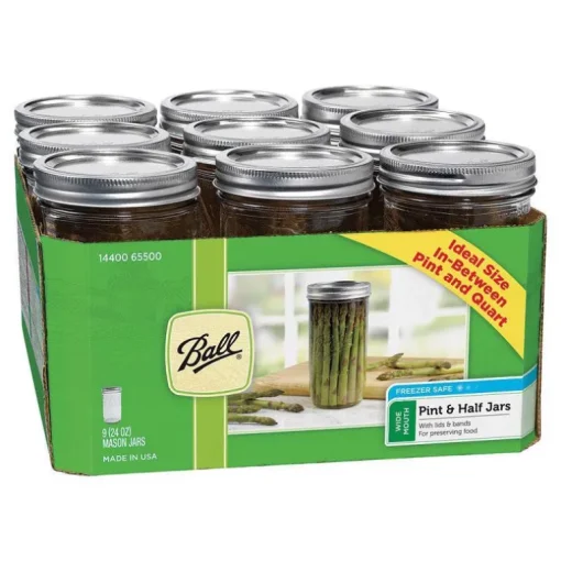 Ball Glass Wide Mouth Canning Jar 24 oz.